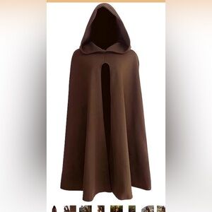 Brown Hooded Cloak